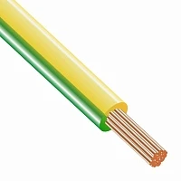 Провод ПуВ (ПВ-1) 16 мм² желто-зеленый